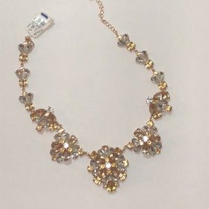 Rose gold statement necklace
